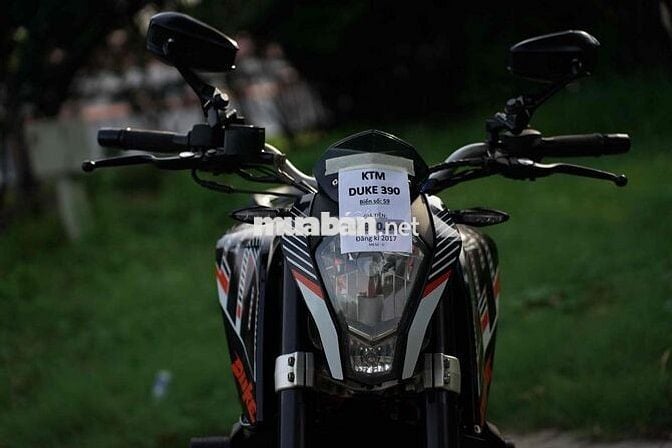 🙂‍↔️🐽 KTM Duke 390 ABS 2017 Đen Cam siu rẻ bổ