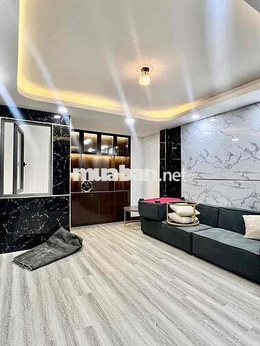Cho Thuê Nhà Đẹp Như Hình DT 4x15 1Trệt 1Lửng 3Lầu 4Pn 5Wc Sân Thượng