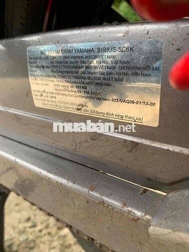 Yamaha Sirius RC 2016 Đỏ Đen Việt Nam