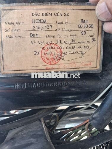 Honda Win 100 Indonesia Đen