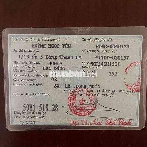 SH 150 cuối 2013 chất cọp, 1 chủ, cam kết đúng xe