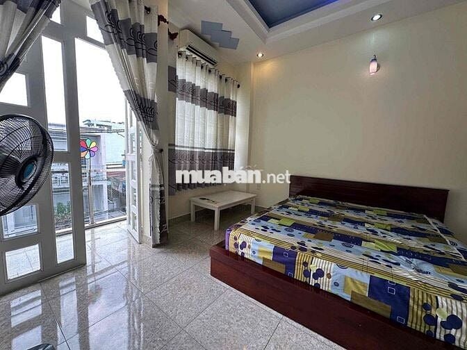 phòng cho nữ thuê có ban công nội thất hẻm 417 quang trung