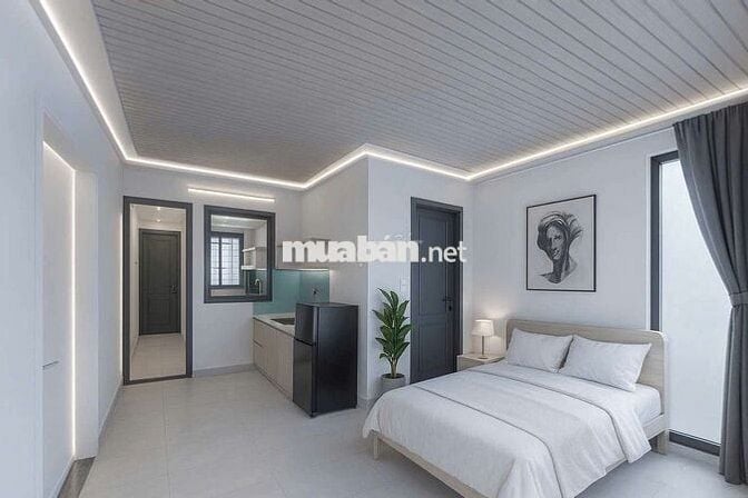 STUDIO MỚI CÓ BAN CÔNG ĐẦY ĐỦ NỘI THẤT ĐỐI DIỆN ĐẠI HỌC LUẬT 