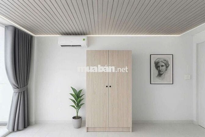 STUDIO MỚI CÓ BAN CÔNG ĐẦY ĐỦ NỘI THẤT ĐỐI DIỆN ĐẠI HỌC LUẬT 