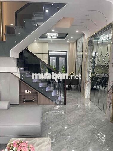 NHÀ SIÊU ĐẸP - View Sông SG - 99m2 -3 tầng- HÀ HUY GIÁP QUẬN 12  6.2T