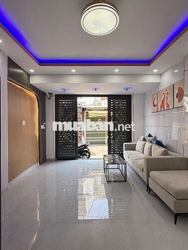 NHÀ ĐẸP MẶT TIỀN. ĐS 6, GV - HẺM XE TẢI - NỞ HẬU - SỔ CN ĐỦ CHỈ 4T9 TL