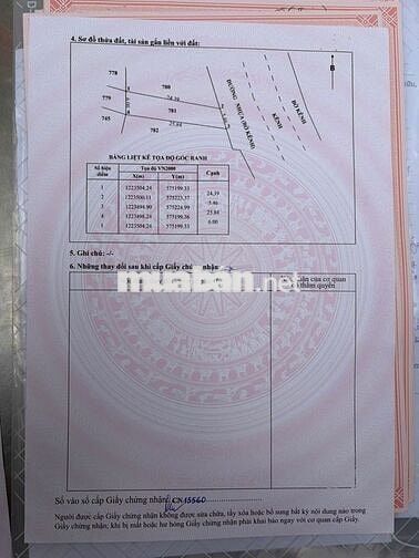 BÁN LÔ ĐẤT FULL THỔ CƯ GIÁ 1 TỶ 1 NGAY CHỢ TRUNG LẬP THƯỢNG - CỦ CHI.