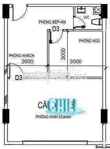 Bán căn tầng 1 vừa ở vừa thuận tiện kinh doanh buôn bán