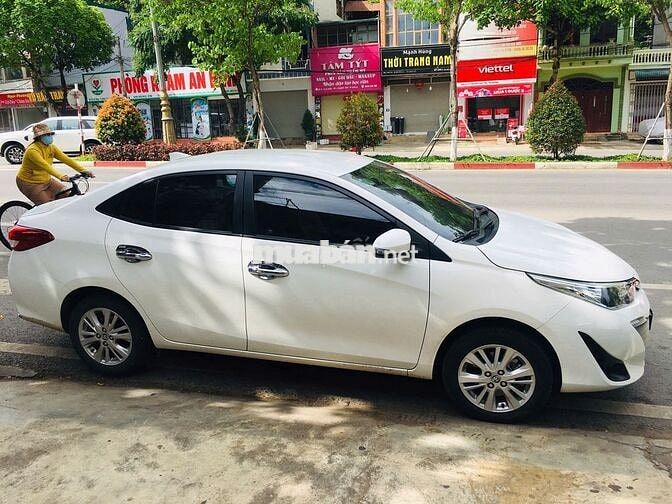 Toyota Vios 1.5G CVT 2020 Trắng Tự động