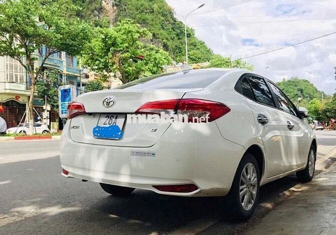Toyota Vios 1.5G CVT 2020 Trắng Tự động
