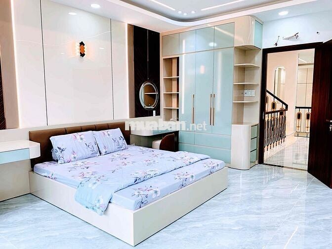 CĂN NHÀ ĐẸP FULL NỘI THẤT SỔ RIÊNG GẦN CHỢ ĐẦU MỐI HM