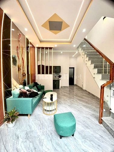 Chạy Thận Bán Gấp Nhà Lầu Mới Xây 4x11 Chỉ 525 Triệu