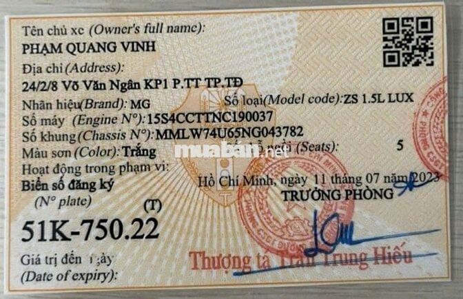 MG ZS 2023 Trắng 5 chỗ 63.571 km