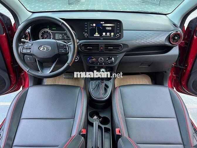 Hyundai i10 AT 2022 15000 km Đỏ Tự động