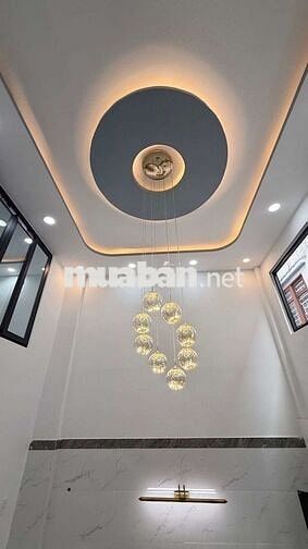 Nhà 4,5m*12m , 2 Tầng BTCT, 3 Phòng Ngủ Rộng - Lũy Bán Bích - 5,xx TL