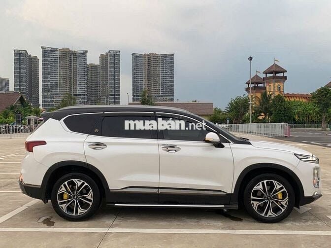 Hyundai SantaFe Premium 2020 2.4AT AWD Trắng