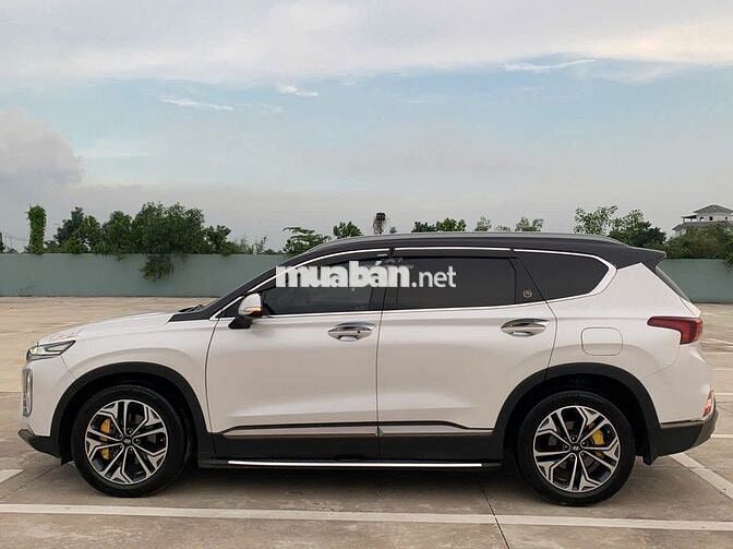 Hyundai SantaFe Premium 2020 2.4AT AWD Trắng