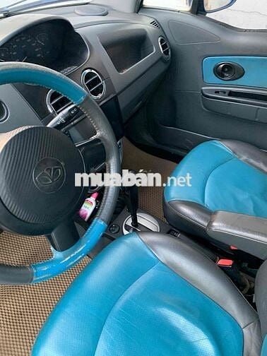 Matiz Tự động Super  Ghế da Xanh