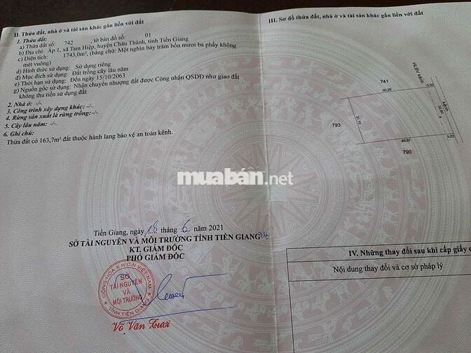 Chính chủ cần bán đất có giấy tờ đầy đủ mặt tiền đường 878 châu thành