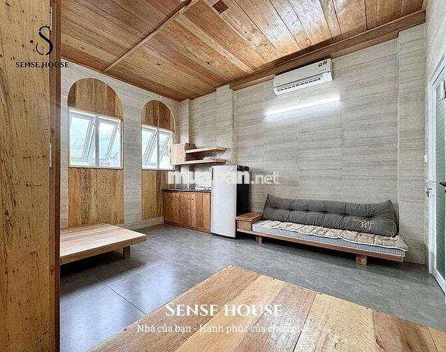 🌲 STUDIO VIBE ĐÀ LẠT GIỮA LÒNG TÂN PHÚ – GỖ ẤM, FULL NỘI THẤT ✨