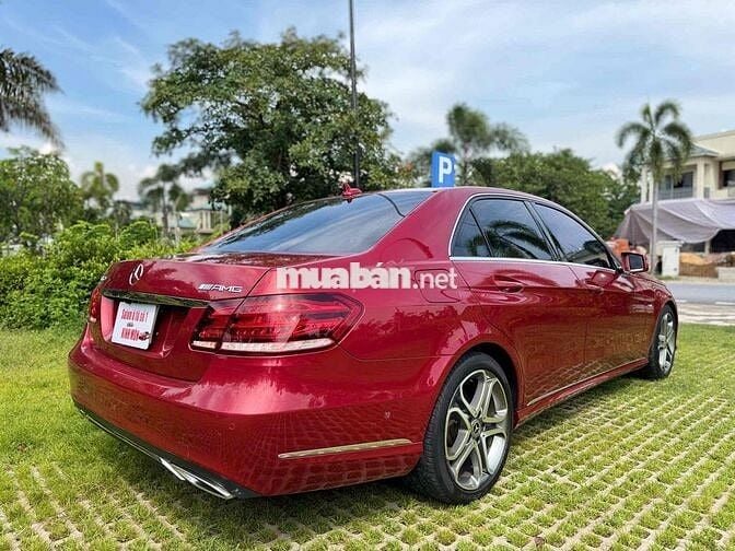 Mercedes-Benz E200 2015 Số điện tử Đỏ