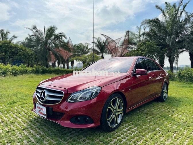 Mercedes-Benz E200 2015 Số điện tử Đỏ
