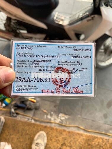Daelimkore RS 49.5cc Trắng