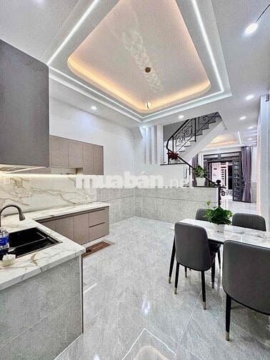 Bán nhà Hương lộ 2 bình Tân gần lê văn Quới hẻm8m 4 tầng 4x14 chỉ 6ty2