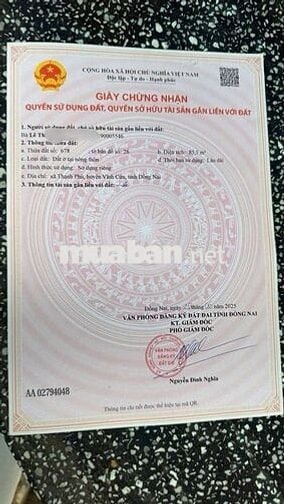 Nhà lầu gác lững trung tâm phường Tân Triều, Sổ riêng giá chỉ 1tỷ700