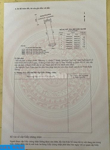BÁN NHÀ MẶT TIỀN KINH DOANH : 313 HỒNG BÀNG - P. 11 - Q. 5 - TPHCM