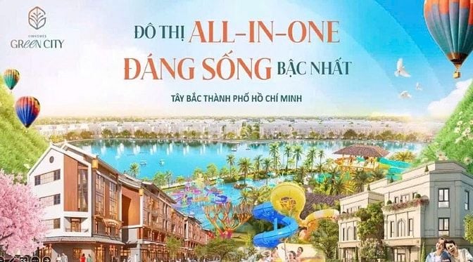 VINHOMES GREEN CITY – CHỈ 940 TRIỆU SỞ HỮU CĂN MT ĐƯỜNG 3/2 KINH DOANH