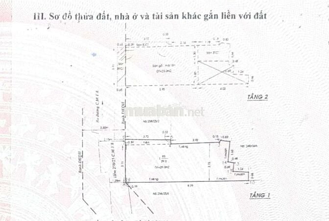Chính chủ bán nhà hẻm 258 CMT8