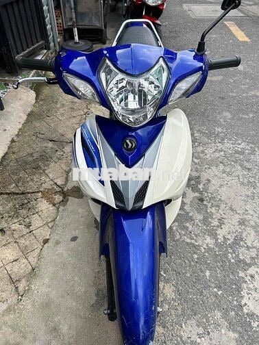 SYM Elegant 50cc 2015 Xanh trắng Zin êm bstp (đẹp)