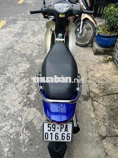 SYM Elegant 50cc 2015 Xanh trắng Zin êm bstp (đẹp)