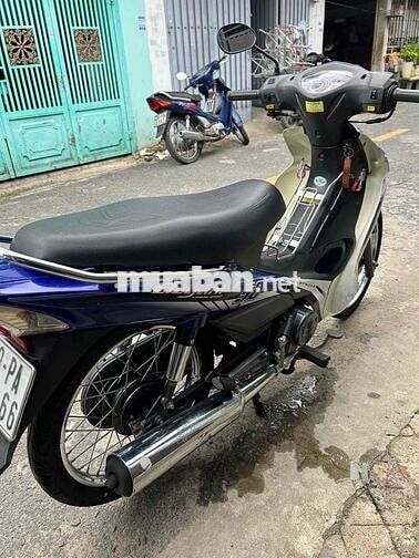 SYM Elegant 50cc 2015 Xanh trắng Zin êm bstp (đẹp)