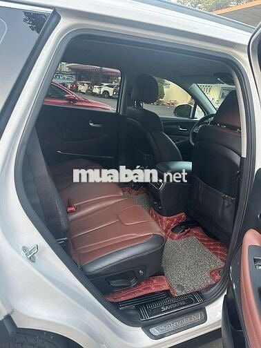 Hyundai SantaFe 2021 Trắng 7 chỗ Da cao cấp