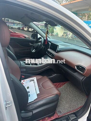 Hyundai SantaFe 2021 Trắng 7 chỗ Da cao cấp