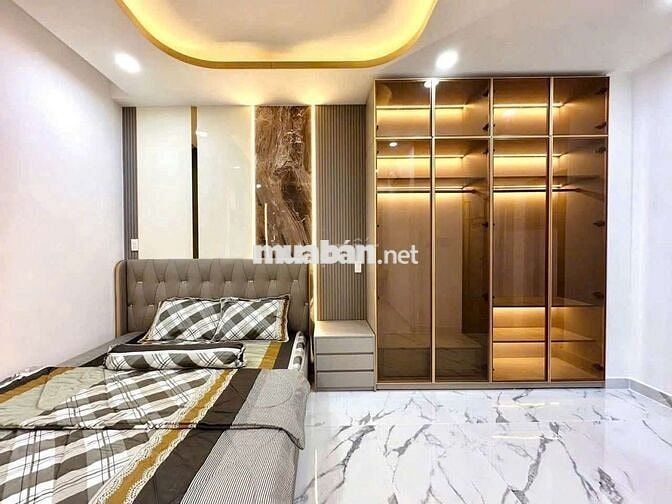 NHÀ 3 PHÒNG NGỦ 4 WC GẦN CHỢ BÀ CHIỂU ĐẦY ĐỦ NỘI THẤT MỚI 100%