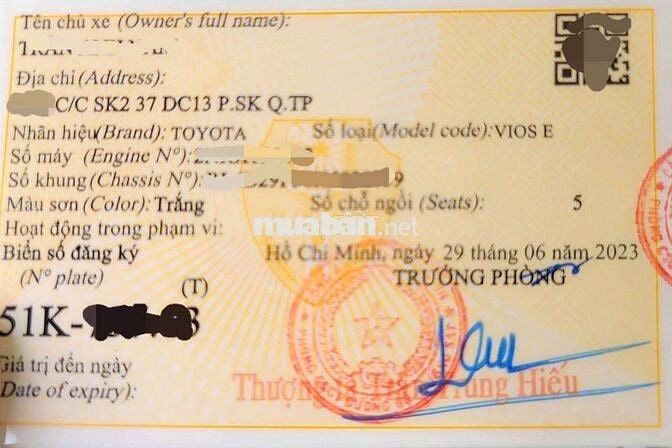 Toyota Vios 1.5MT 2017 Số sàn Trắng 56000km