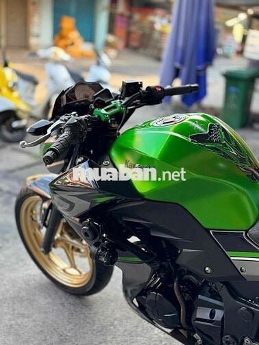 Kawasaki Z300 ABS 2017 Xanh, Đen 25000 KM Xe Đẹp