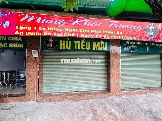 Chính chủ cần sang quán hủ tiếu và cho thuê mặt bằng