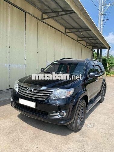 Toyota Fortuner 2016 2.4G Dầu Số sàn Đen