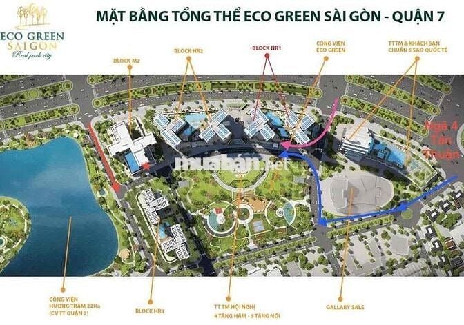 SHARE MB TẦNG 2 - 55m2 14TR SHOPHOUSE – ECOGREEN SAIGON