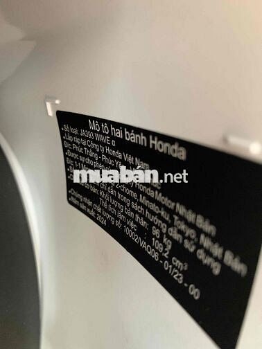Honda Wave 2024 Trắng Việt Nam
