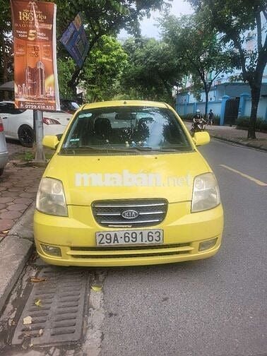 Kia Morning 2007 Tự động Vàng