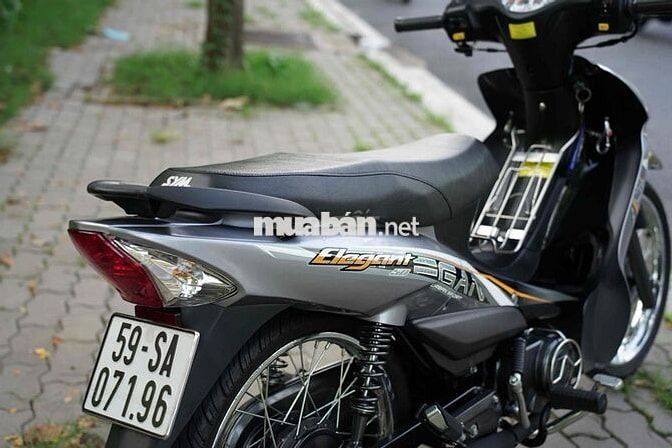 🩷😂 SYM Elegant 50cc 2022 8.000 km Bạc siêu lướt