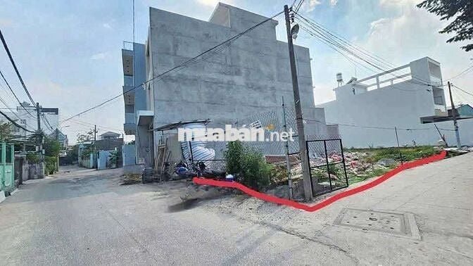 Bán Đất Thổ Cư Lô Góc 5 x 20m Full Thổ Cư  Giá 4.968 Tỷ Đg Tô Ký  TTT 