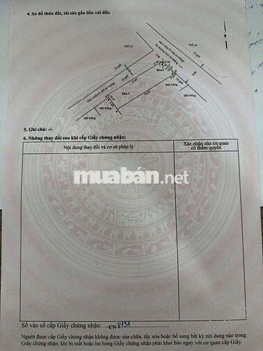 Bán Đất Thổ Cư Lô Góc 5 x 20m Full Thổ Cư  Giá 4.968 Tỷ Đg Tô Ký  TTT 