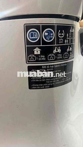 Honda SH 125i 2025 Trắng 7000 km