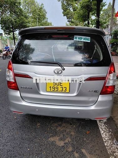 Toyota Innova 2.0E 2015 Bạc Số sàn 195.000 km
